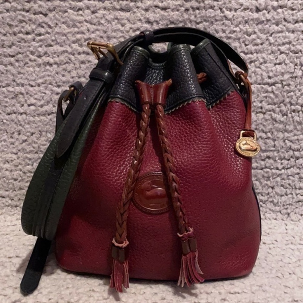 Dooney & Bourke Vintage Large Teton Drawstring Bag